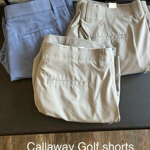 Callaway Golf Shorts in Blue and Beige